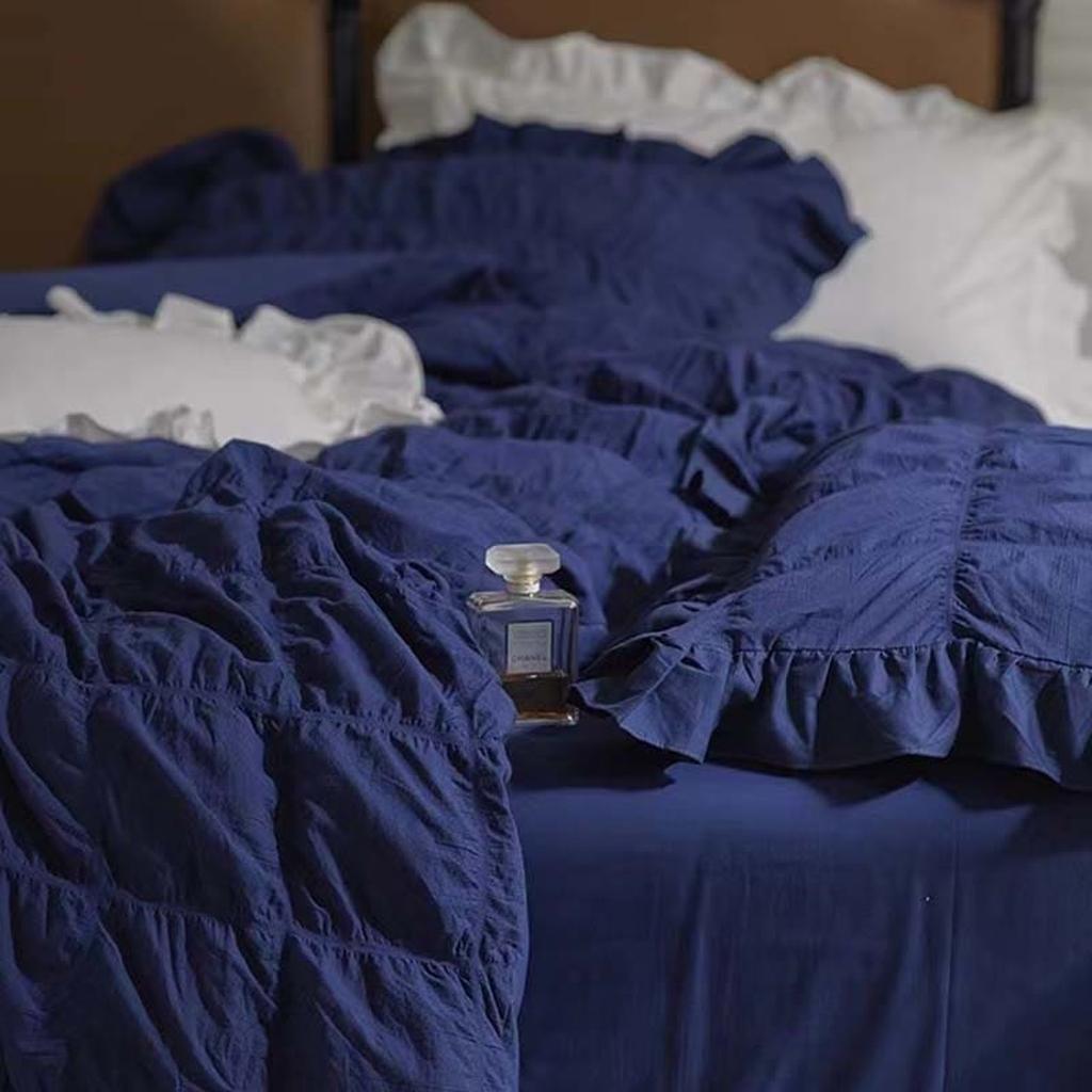 Dark Academia Royal Duvet Cover - Dark Grey