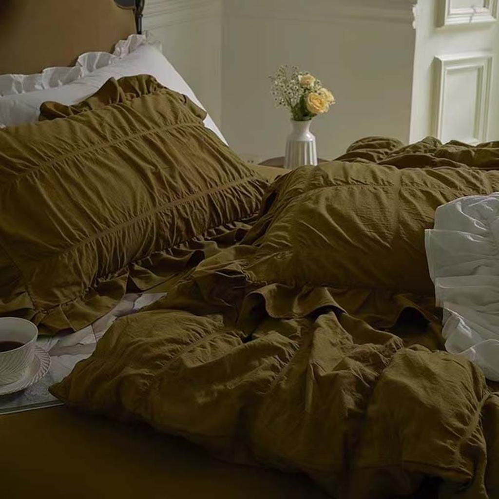 Dark Academia Royal Duvet Cover - Dark Grey