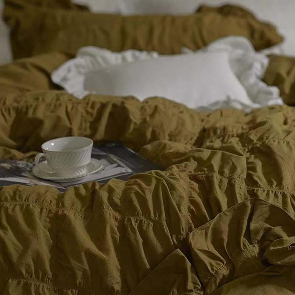 Dark Academia Royal Duvet Cover - Dark Grey
