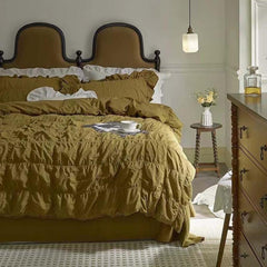 Dark Academia Royal Bedding Set - Green