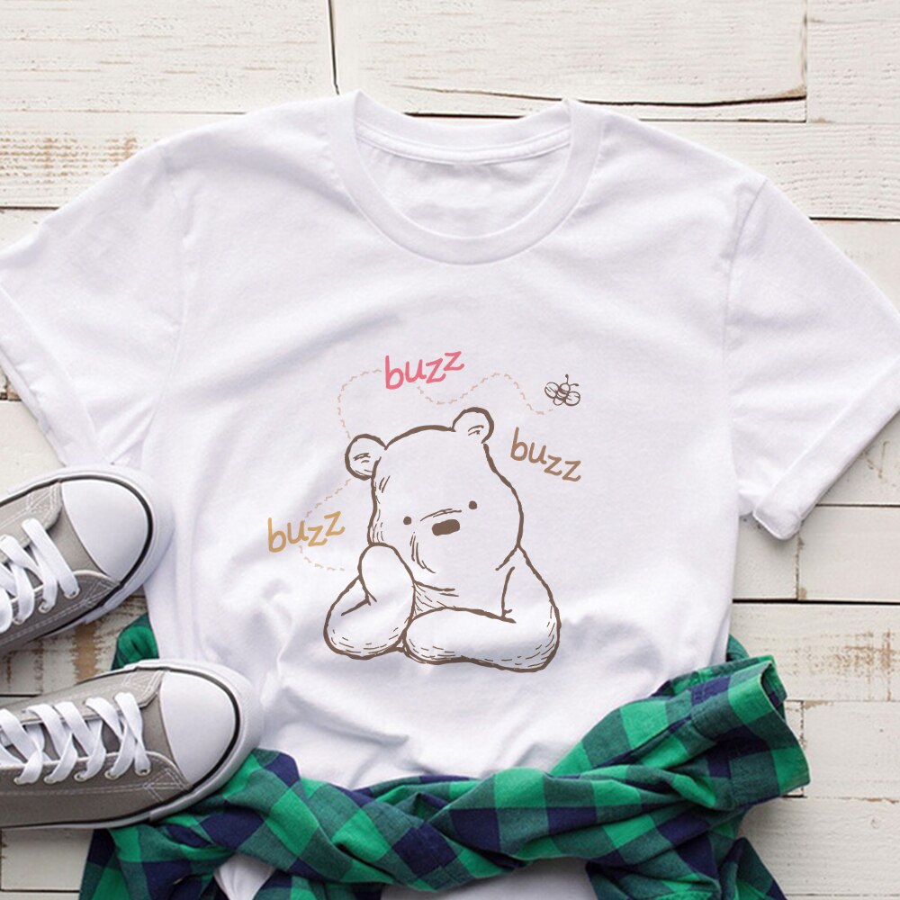 Disney Pooh Bear Kawaii WomenT-shirt