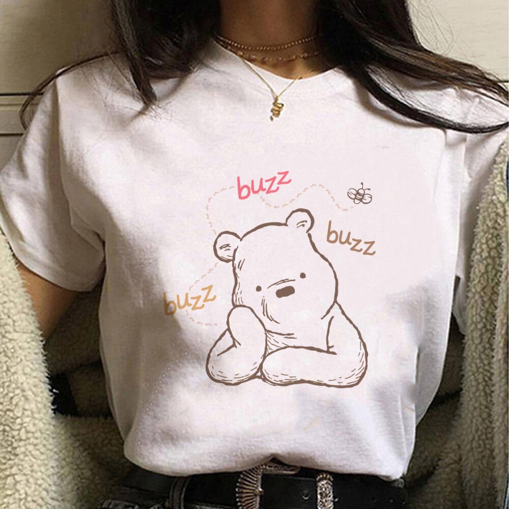 Disney Pooh Bear Kawaii WomenT-shirt