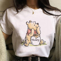 Disney Pooh Bear Kawaii WomenT-shirt