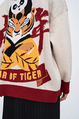 Kung Fu Panda Universal Casual Knitted Cardigan