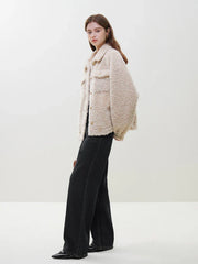Trendy Light Apricot Casual Top