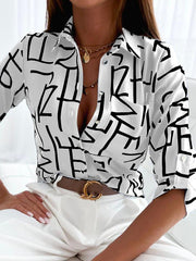 Fashion Floral Print  Shirt