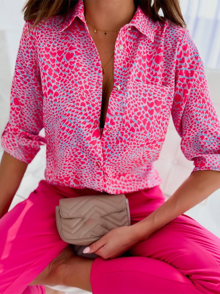 Fashion Floral Print  Shirt
