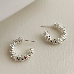 Fashion Shaped Geometric Irregular Girls Punk Round Brincos Gift Earring