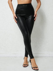 High-Waisted Slim Nine-Point Pants Bottom