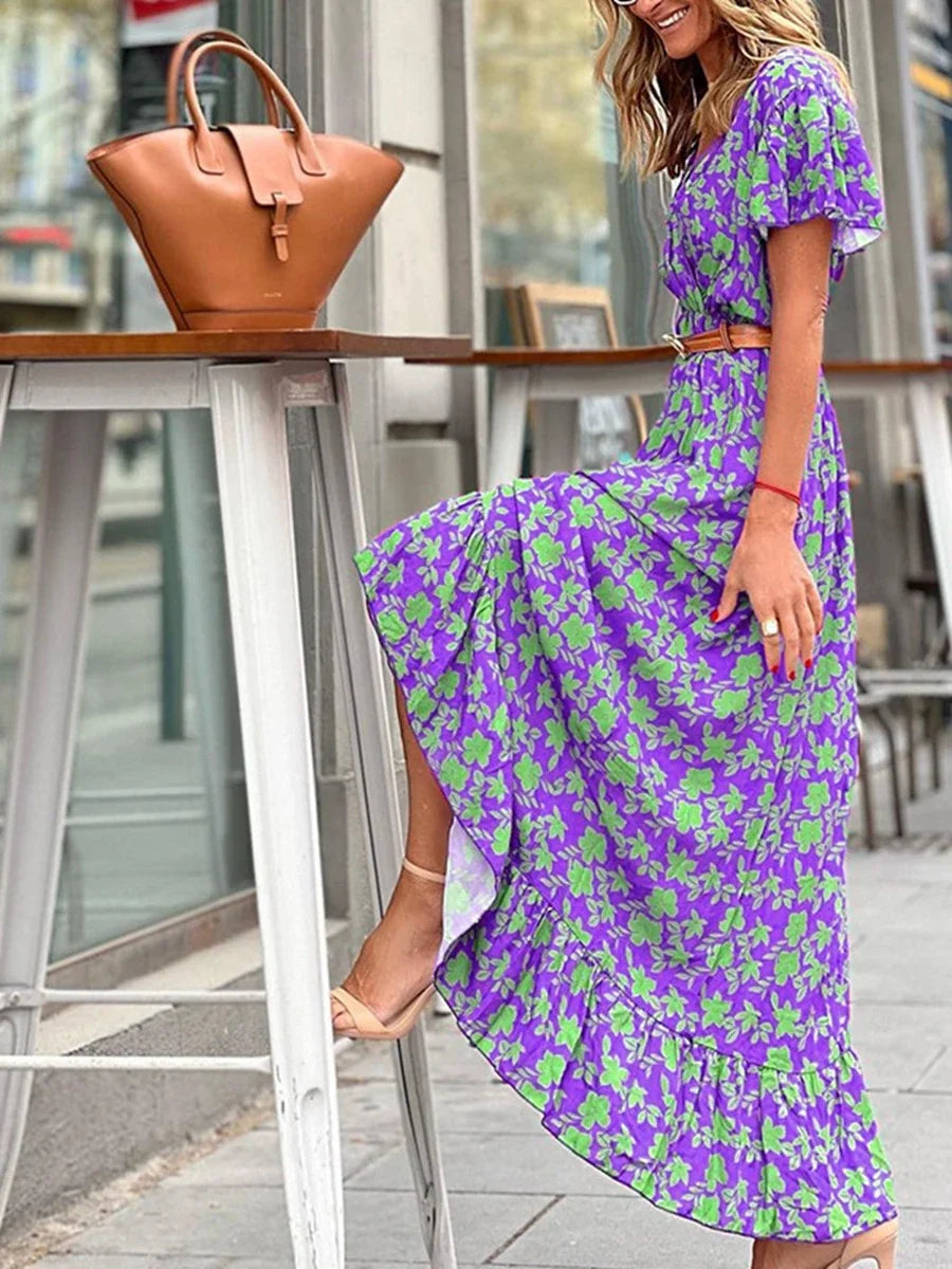 Summer Fashion Sexy Vintage Elegant Female Boho Dress