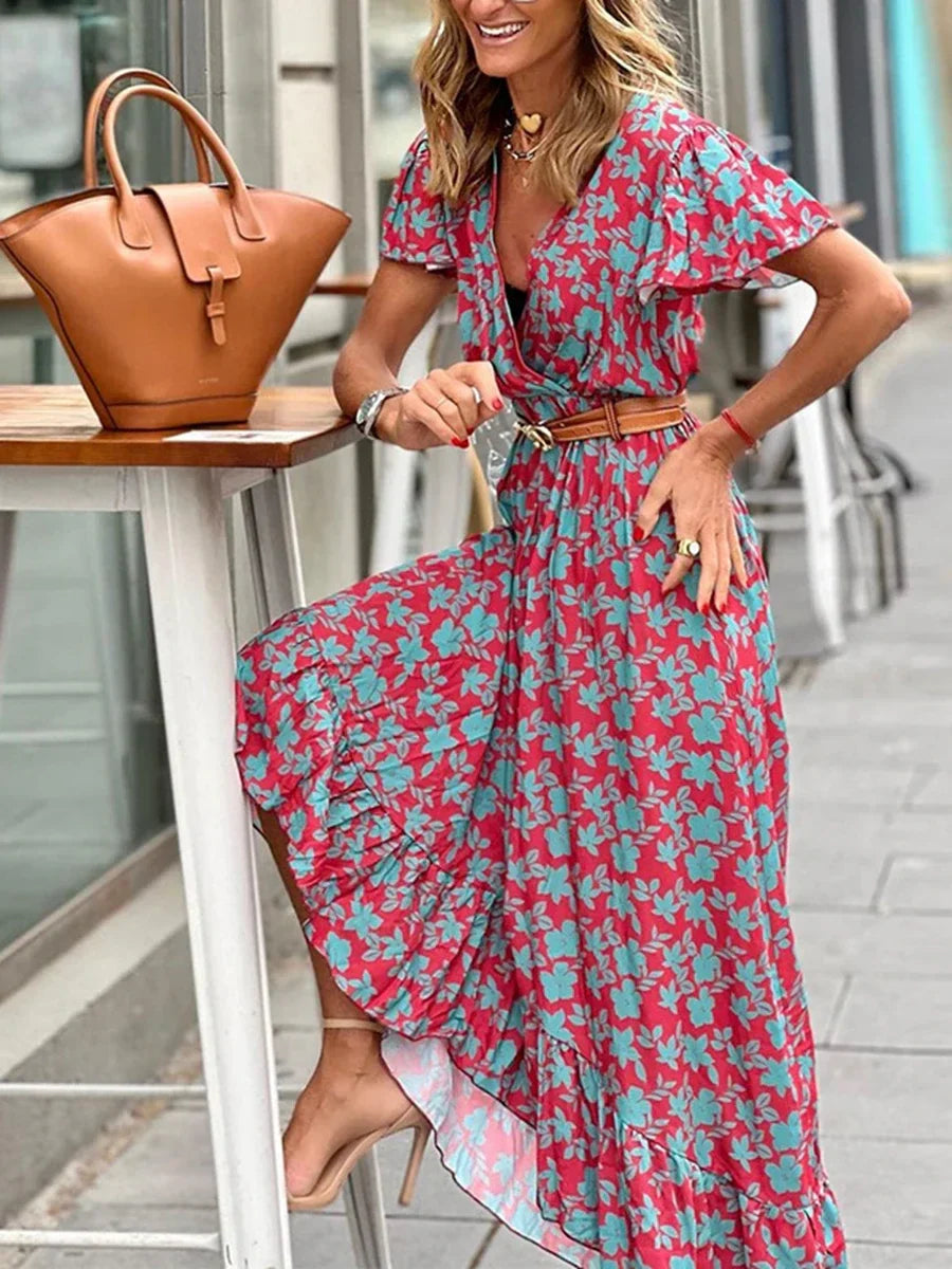 Summer Fashion Sexy Vintage Elegant Female Boho Dress