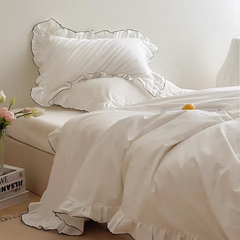 French Ruffle Duvet Cover Set