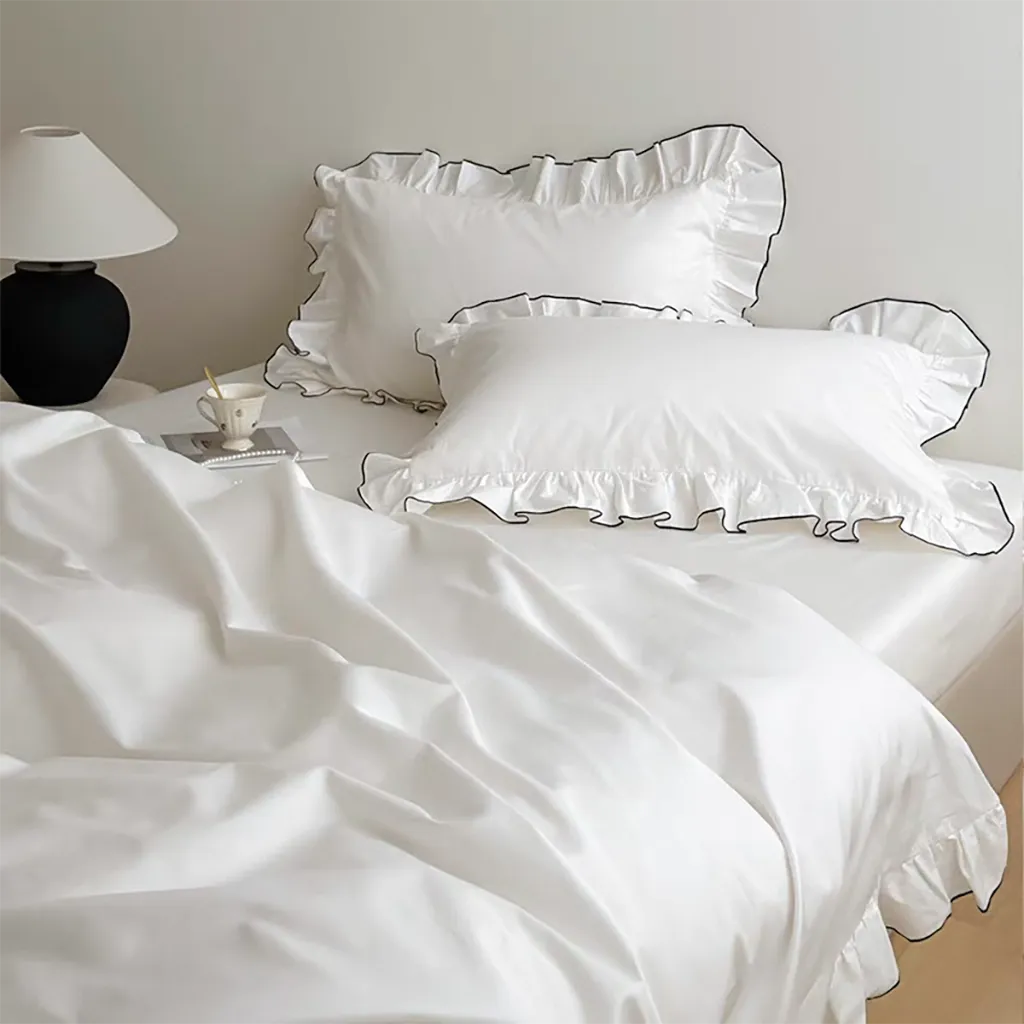 French Ruffle Duvet Cover Set