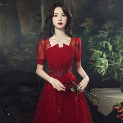 Gorgeous Burgundy Ball Gowns