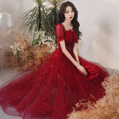 Gorgeous Burgundy Ball Gowns