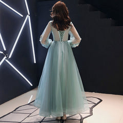 Green Fantasy Fairy Prom Dresses Summer Wedding Dresses