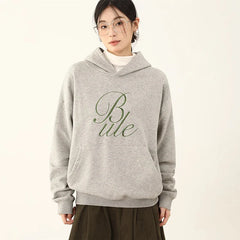 Grey Letter Printed Top