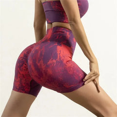 Gutashye High Waist Seamless Naked Quick-drying Fitness Yoga Sports Short