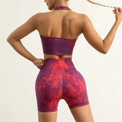 Gutashye High Waist Seamless Naked Quick-drying Fitness Yoga Sports Short