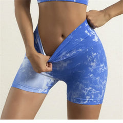Gutashye High Waist Seamless Naked Quick-drying Fitness Yoga Sports Short