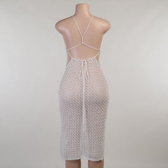 Crochet Knitted Beach Vacation Dresses for Women