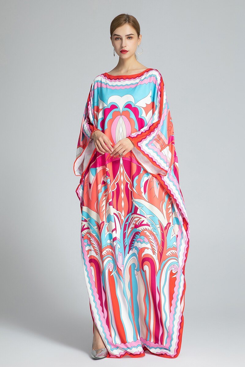 Long Sleeves Loose Knitted Elegant Causal Long Dresses