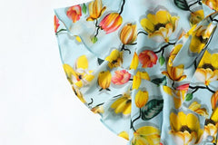 Lace Up Bow Collar Ruffles Printed Cape Sleeves Elegant Holiday Dress