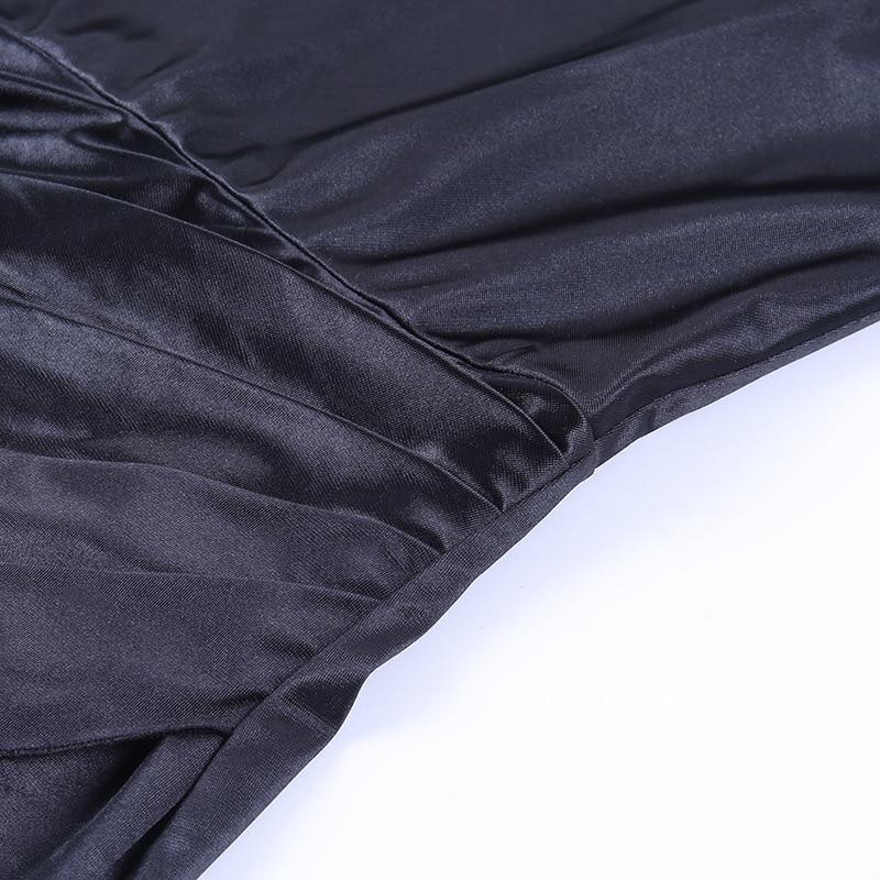 Articat Satin Split Ruched Dress
