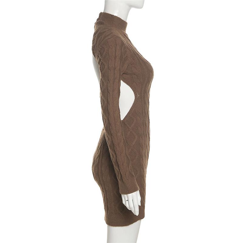 Sexy Knitted Sweater Dresses Fall Winter Clothes