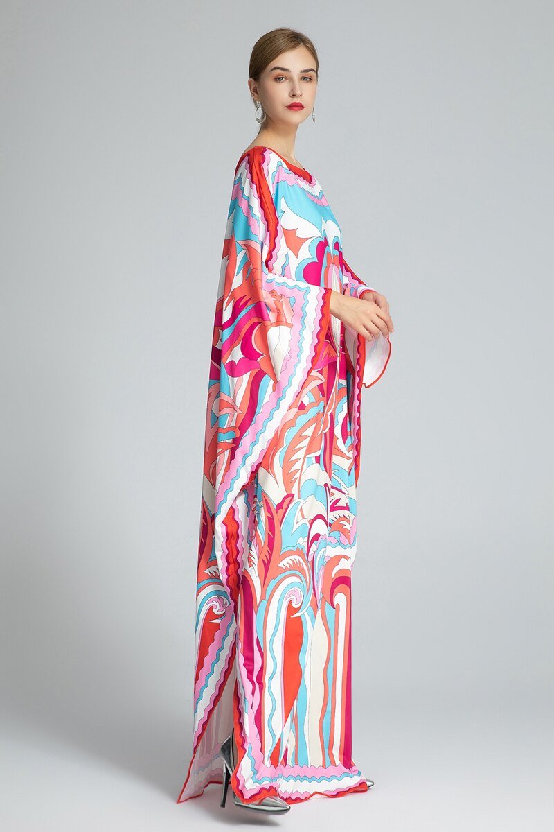 Long Sleeves Loose Knitted Elegant Causal Long Dresses