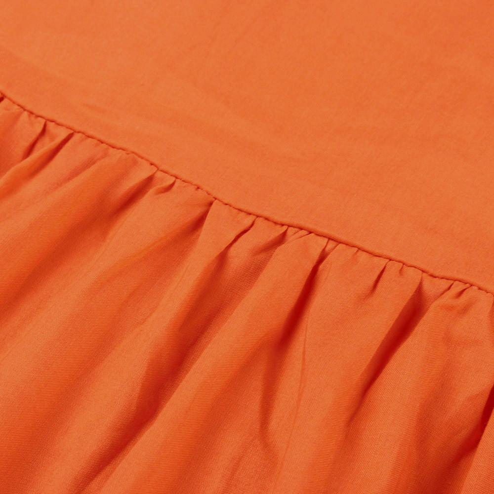 Casual Ruffle O Neck Short Sleeve Dress