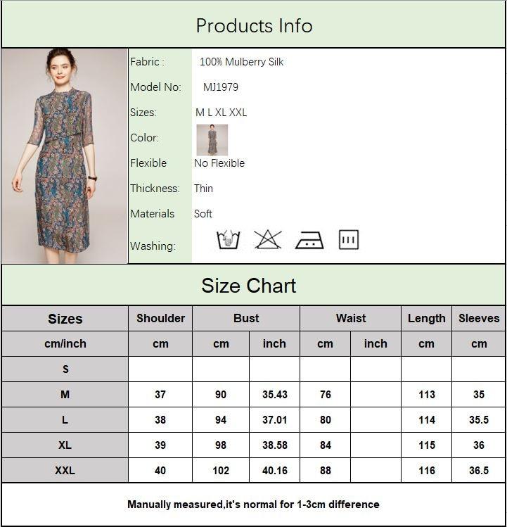 100% Silk WomenRunway Dresses