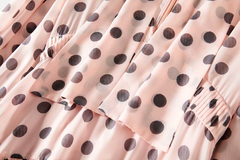 Long Sleeves Floral Printed Ruffles Elegant Casual Maxi Dress