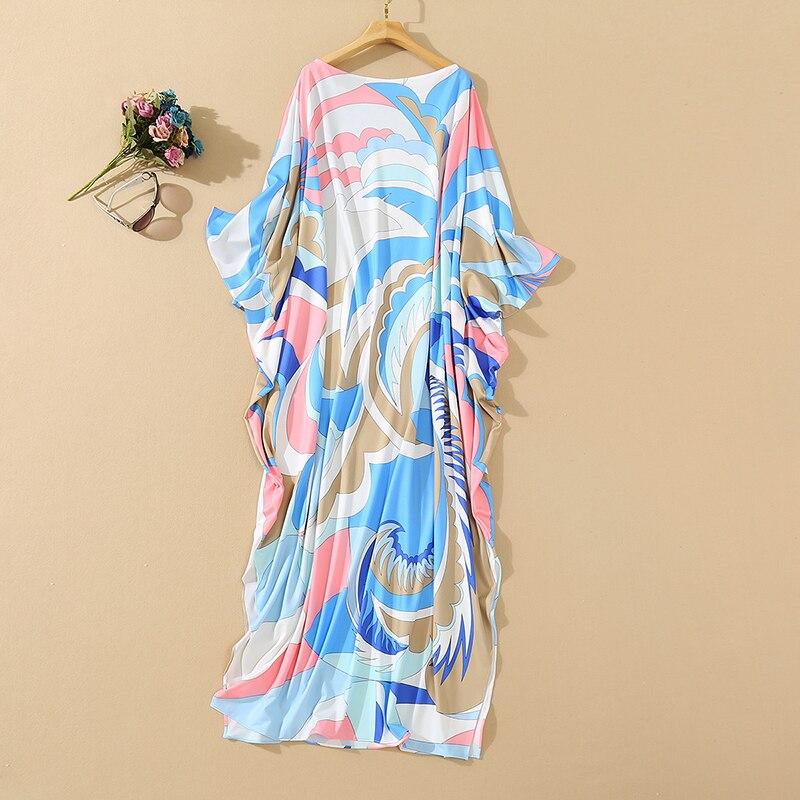 Knitted Printed Elegant Long Robes