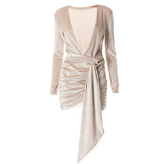 Velvet Long Sleeve Dresses
