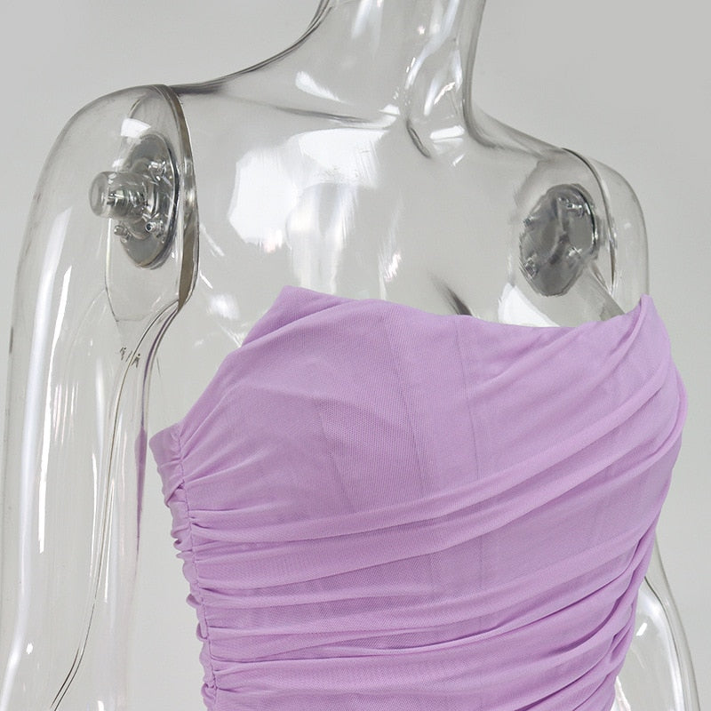 Sleeveless Fashion Strapless Bustier Corset Crop Tops Backless White Tops