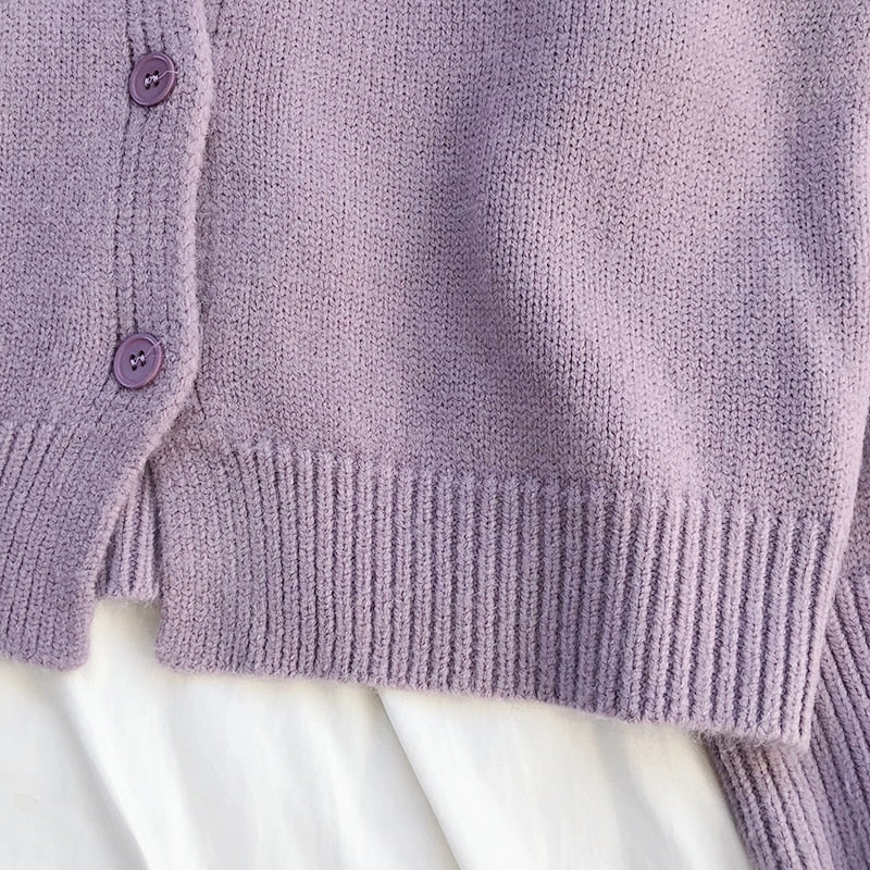 Sweaters Cardigans Warm Casual Arrival Solid Knitwear Loose Coat
