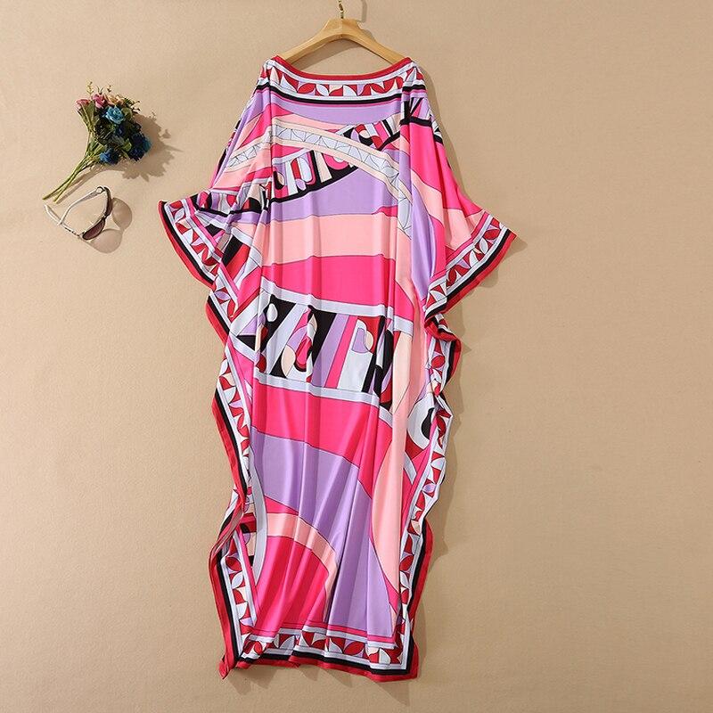 Multicolor Printed Elegant High Street Maxi Dresses