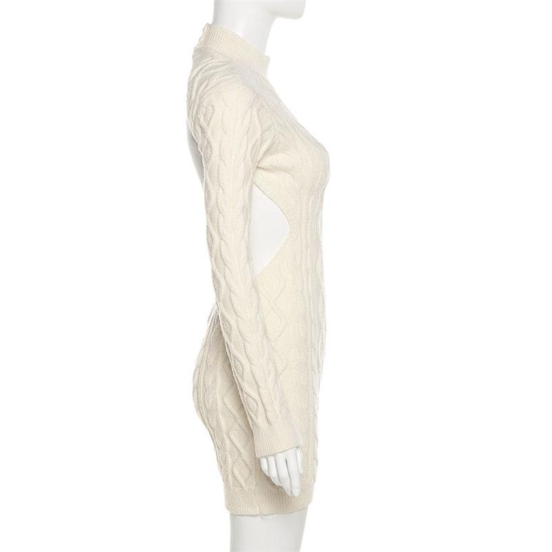 Sexy Knitted Sweater Dresses Fall Winter Clothes