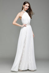 WomenRunway Designer Dresses Halter Sleeveless Embroidery Lace Open Back Fashion Long Party Prom Maxi Dresses