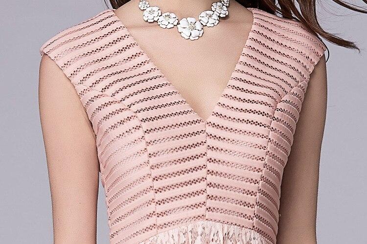 Lace Patchwork Elegant Party Prom Floor Length Runway Dresses
