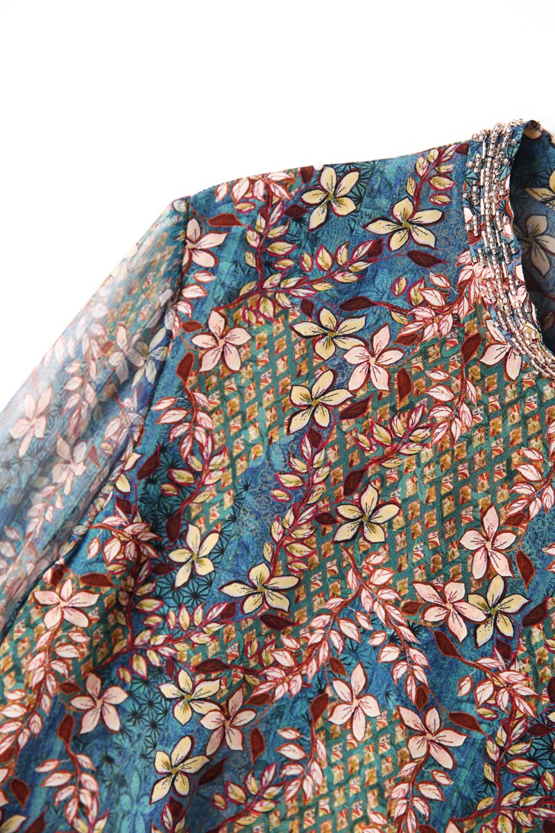 100% Silk WomenRunway Dresses