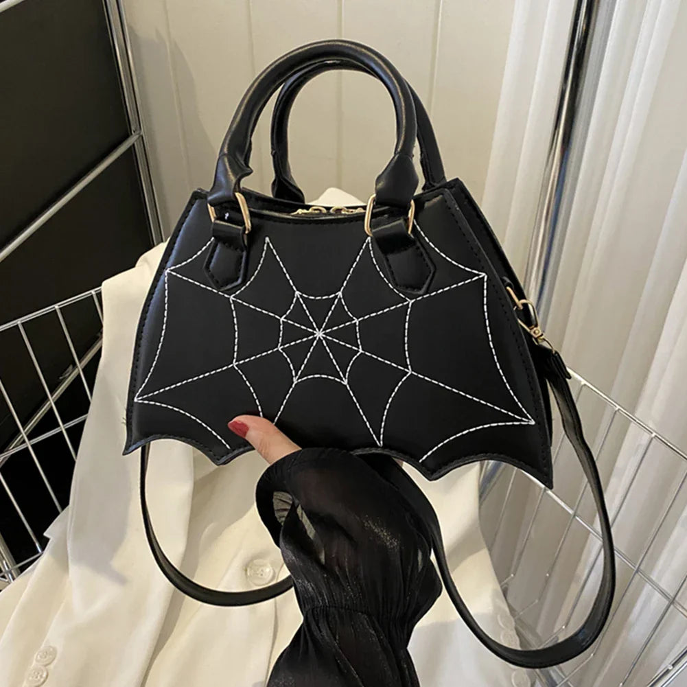 Halloween Novelty Fashion Bat WingCreative PU Leather Crossbody Bag