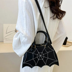 Halloween Novelty Fashion Bat WingCreative PU Leather Crossbody Bag