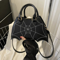 Halloween Novelty Fashion Bat WingCreative PU Leather Crossbody Bag