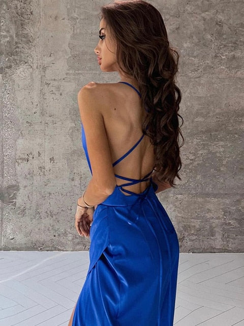 Sleeveless Party Club Evening Backless Bodycon Dress