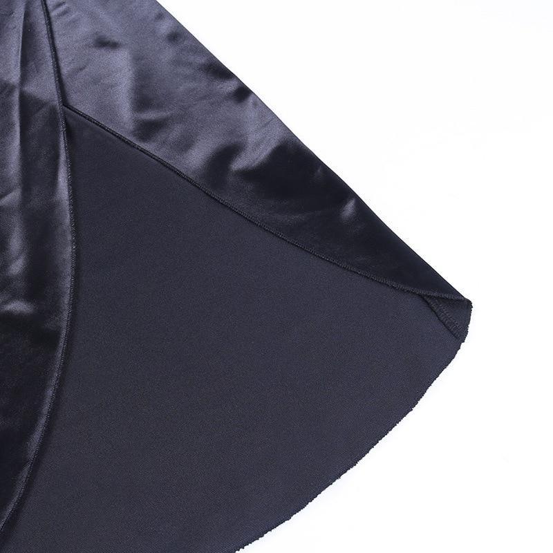 Articat Satin Split Ruched Dress