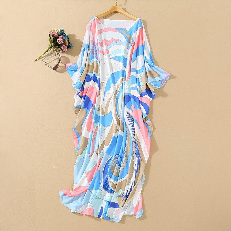 Knitted Printed Elegant Long Robes
