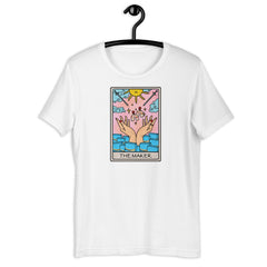 T-shirt Tarot Print Tops Casual Ladies Basic