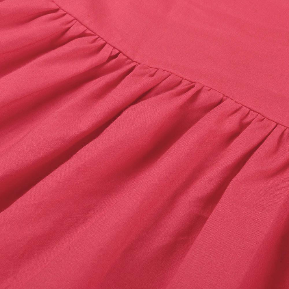 Casual Ruffle O Neck Short Sleeve Dress